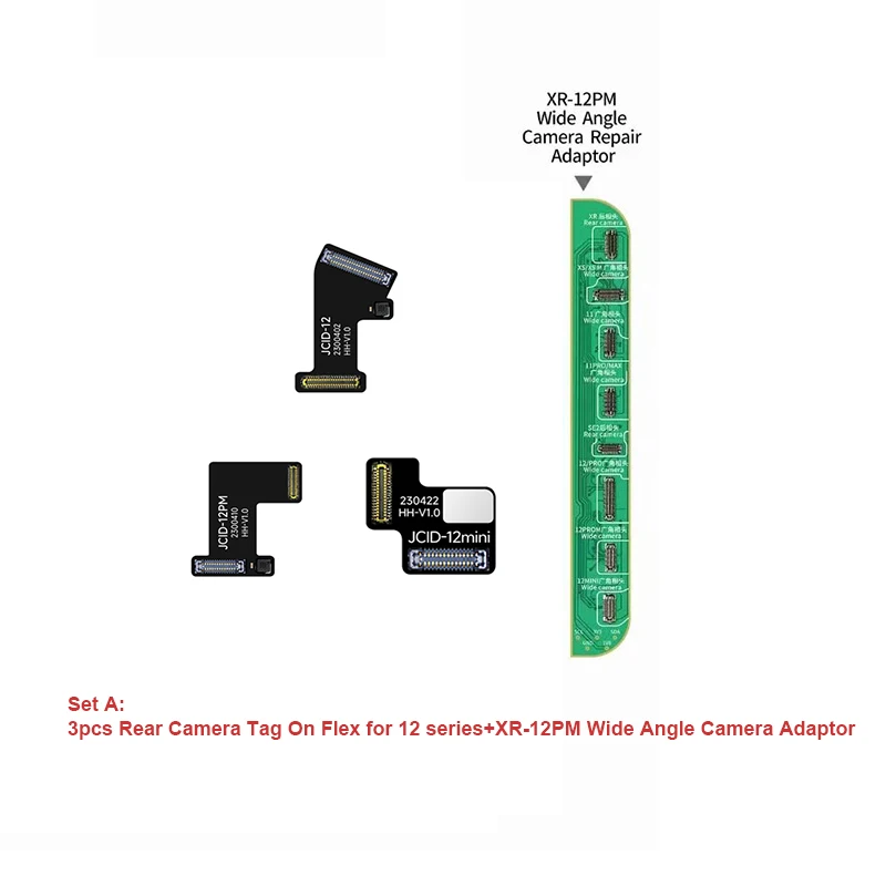 JC Tag on Rear Camera Repair FPC Flex Cable for 12-14 Plus Pop-up Window Problem Works for V1se V1spro Non Remova Free Soldering