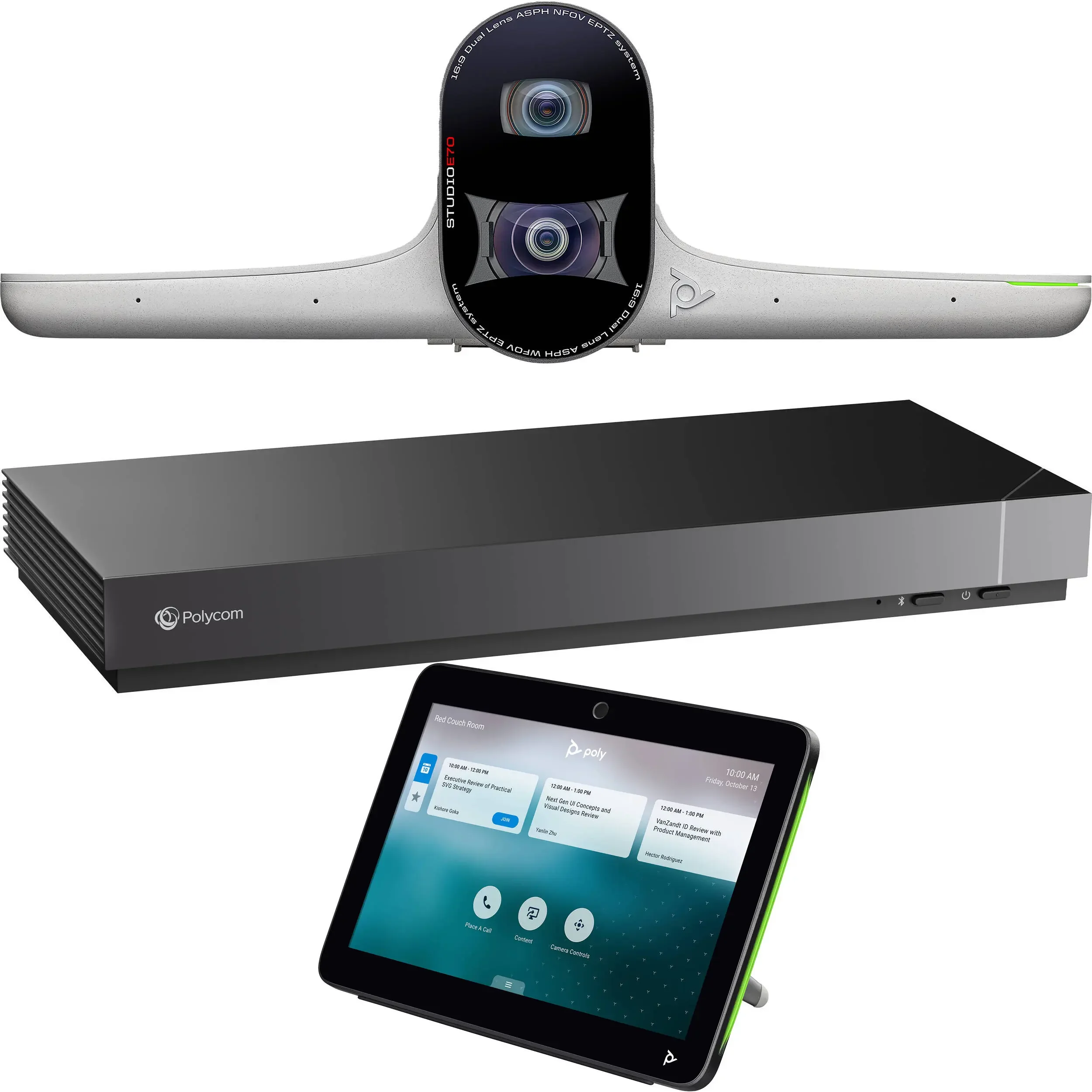 Poly G7500 Video Conferencing Kit With Poly TC10 and Studio E70 Camera