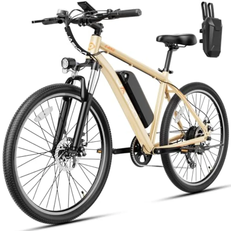 

EB5 Electric Bike for Adults: 1000W Peak Motor, Removable Battery, Commuting Mountain Use, 40 Miles Range, 7-Speed, Front Fork