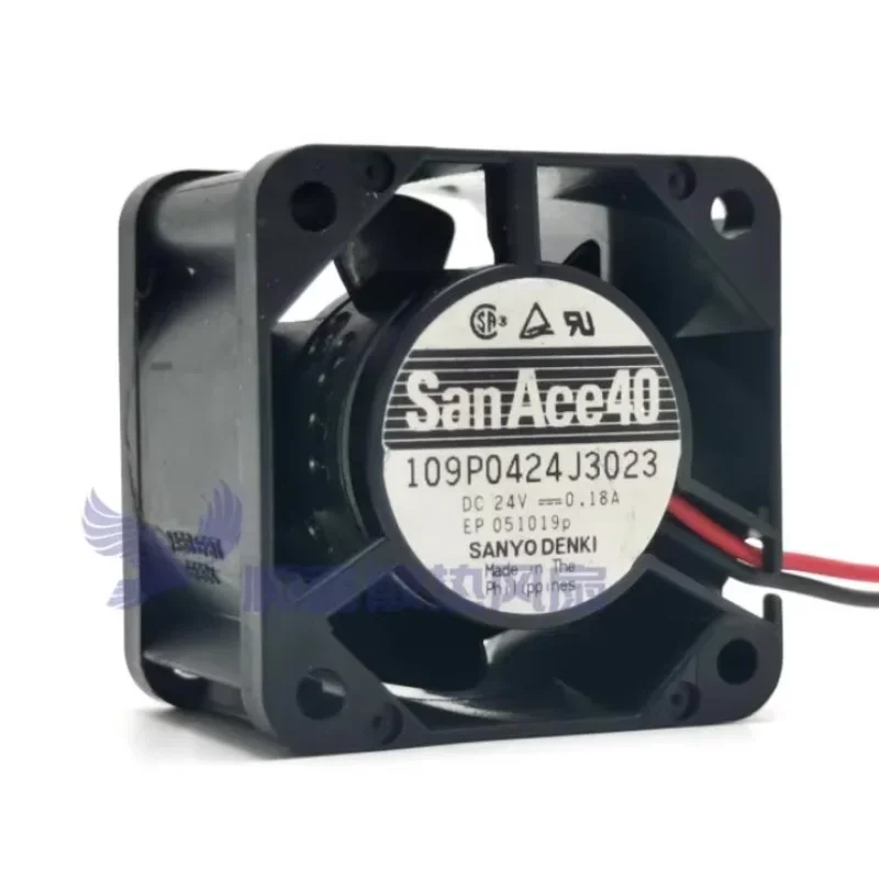 

Ltsf For Sanyo Denki 109P0424J3023 DC 24V 0.18A 40x40x28mm 2-Wire Server Cooling Fan 4cm