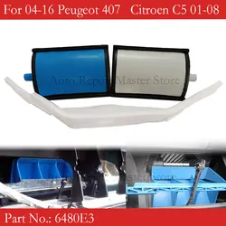 Car Dual Zone Air Conditioning Heater Flap Repair Kit 6480E3 for Peugeot 407 2004-2016 Citroen C5 2001-2008