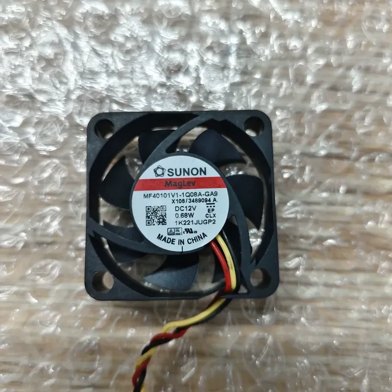 for MF40101V1-1Q08A-GA9 SUNON 4010 12V 0.68W 4CM Magnetic Suspension Silent Fan