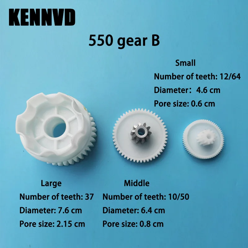 Gearbox Replacement For Children Electric Ride On Car RS390 RS550 Motor Transmission Parts Gear Drive Assembly Toy Vehicle