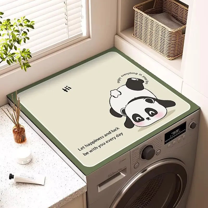 Washing machine dust cover cloth, diatom mud non-slip cover, refrigerator cover pad, leave-in microwave oven absorbent pad