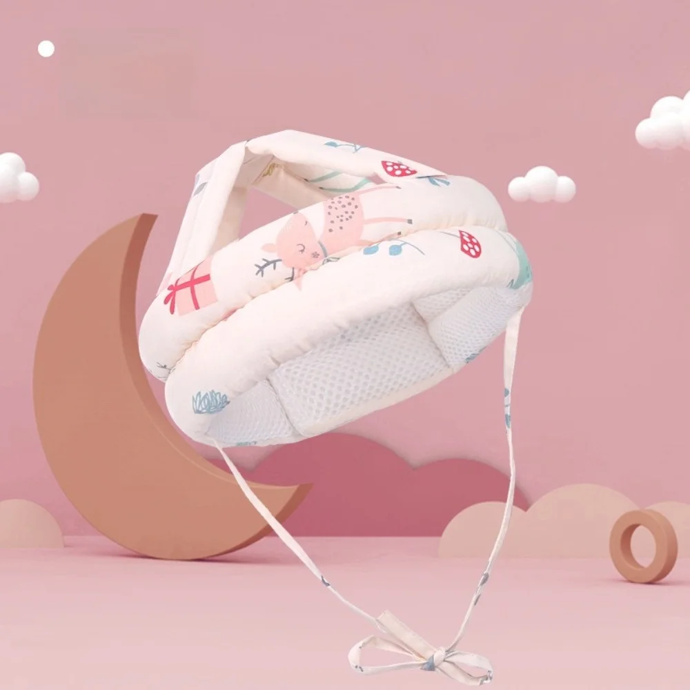 Anti-collision Baby Safety Helmet Comfortable Adjustable Toddler Protective Hat Anti-fall Pad Soft Head Protection Crash Cap