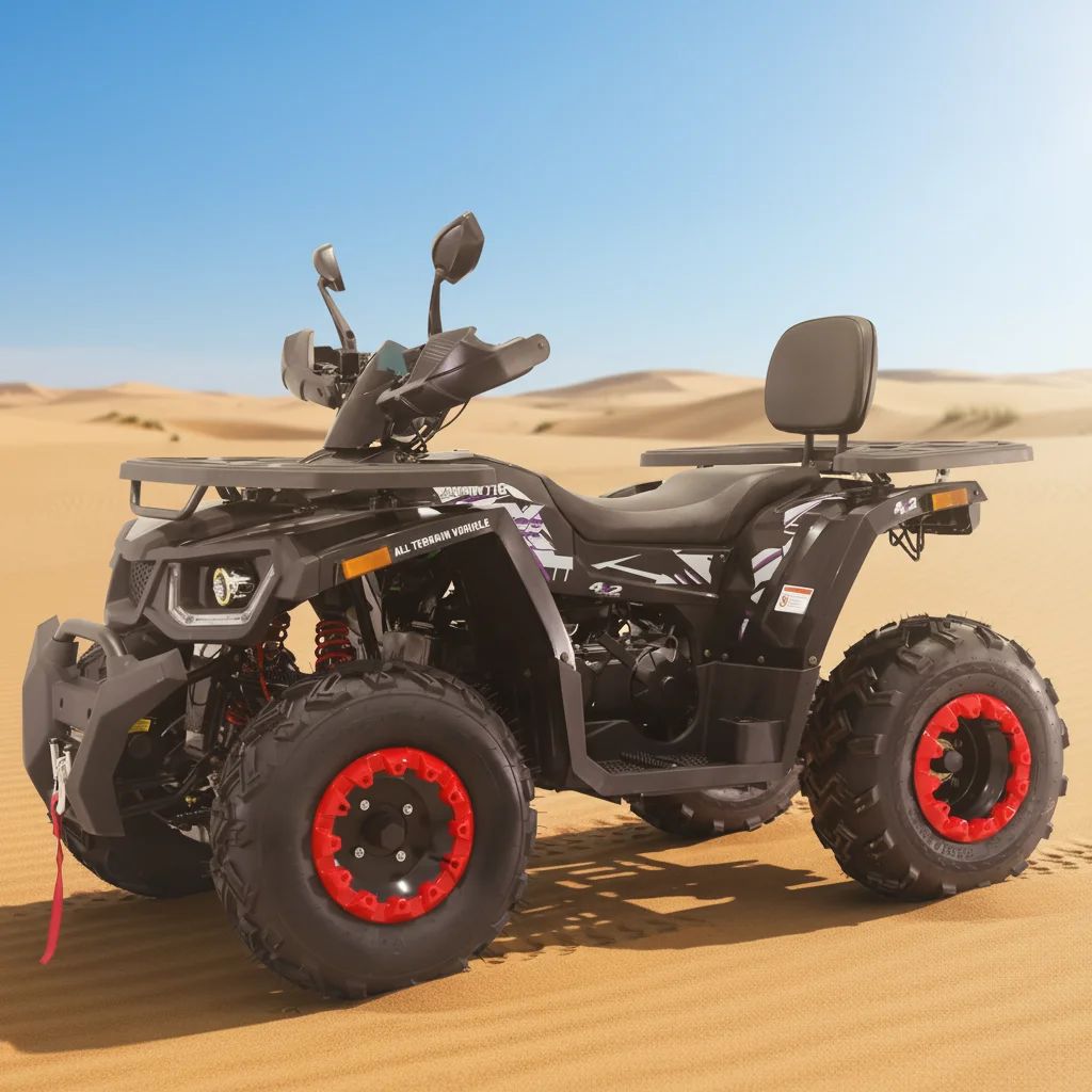 Hot Selling Motor Hot Sales  200cc 4 Wheeler Side by Sides 4x4 Quad Bike with CE EPA ECE Certificate