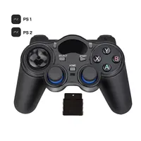 Controlador de juego para PS1 PS2 2,4 GHz sin retardo controlador inalámbrico Play Station 1 2 consola de Joystick Gamepad inalámbrico