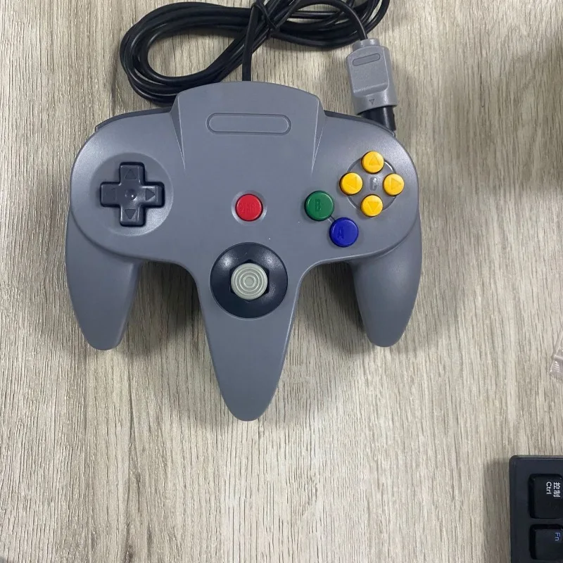 1Pcs N64 wired gamepad N64 wired gamepad host multi-color optional