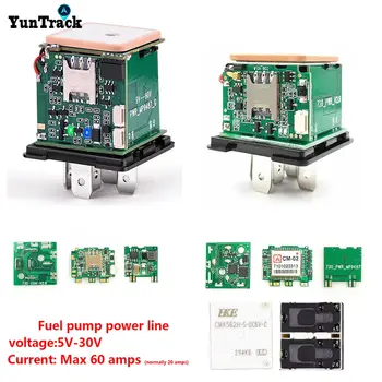 Skryté relé 4G GPS tracker Hlasový monitor Sledování auta Vozidlo Odpojení oleje ACC ON Lokátor Odtažení SMS volání Alarm Proti krádeži 8 nejlepší prodej SMS autoalarm - №4