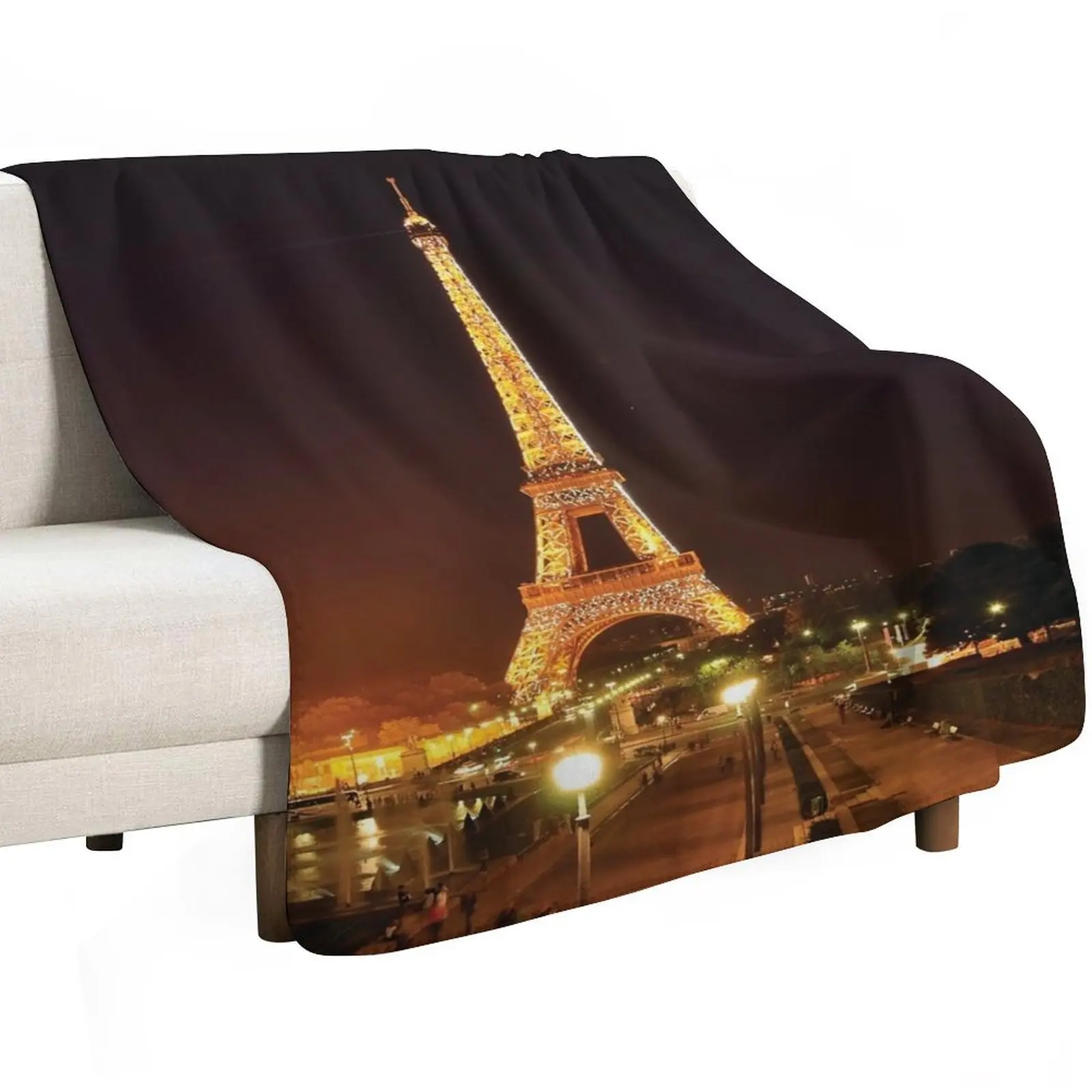 Eiffel Tower Throw Blanket anime Nap Luxury Throw Blankets Sofas Of Decoration Soft Plush Plaid Weighted Blankets