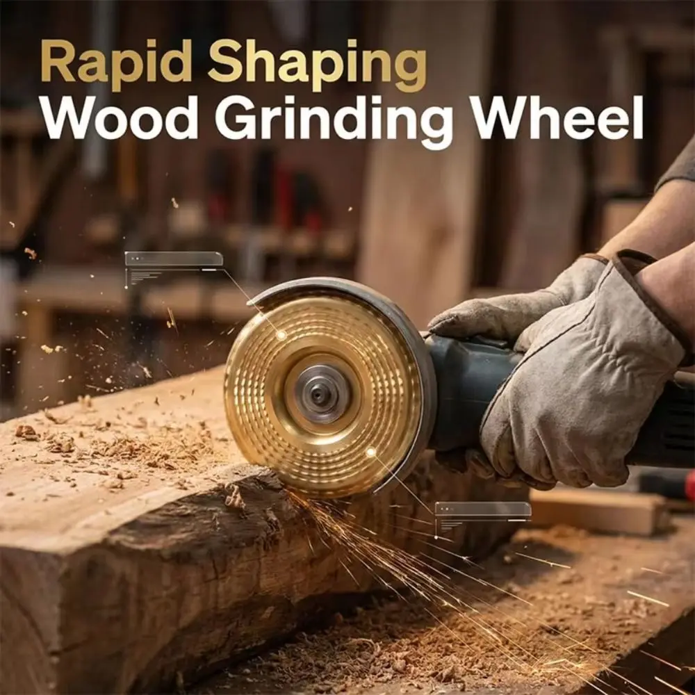 

Round Woodworking Sanding Disc Abrasive Durable Design Wood Carving Disc Rotary Fine Polishing Angle Grinder Accessories