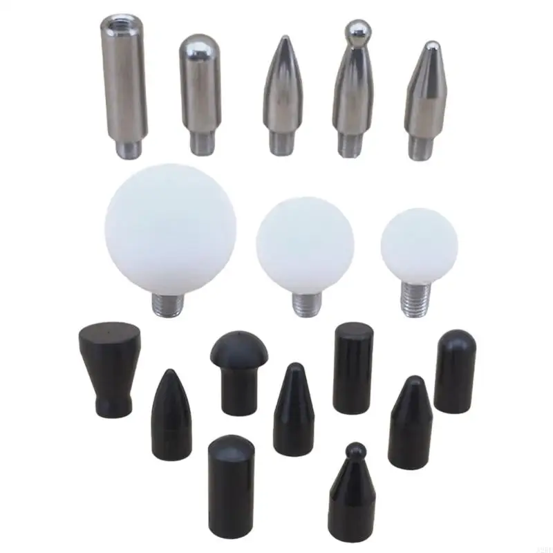 A2BF Dent Repair Knocking Down Pen Replacement Head Paint Pit Removal Leveling Hammer Heads Repair Tool Dent Removal