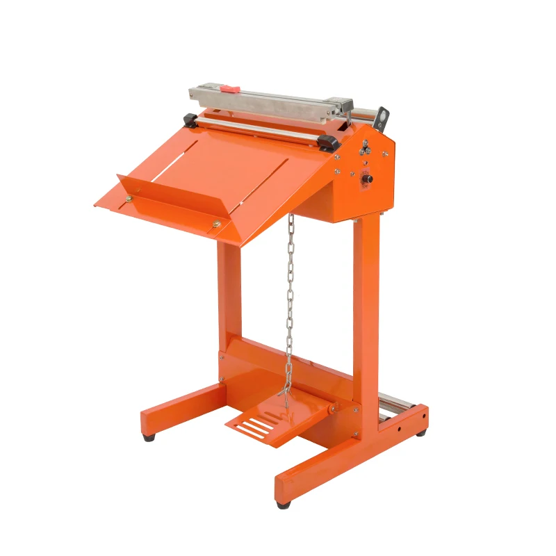 Aluminum Frame Pedal Impulse Heat Sealer, Foot Operated Plastic Bag Sealing Machine