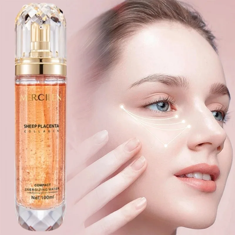 

Эссенция для лица с овечьей плацентой Bright & Tender - Коллагеновая сыворотка для разглаживания морщин - Энергия молодости для кожи - Элитный уход за кожей