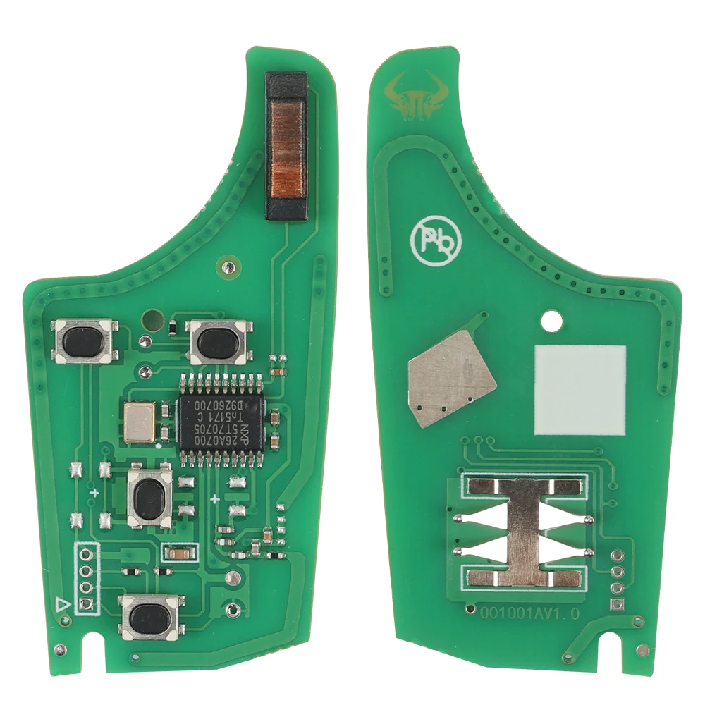 

Okey Remote Car Key For Chevrolet Spark 2012-2016 Flip Key 315/433MHz ID46 Chip 3 Button FCC: A2GM3AFUS03