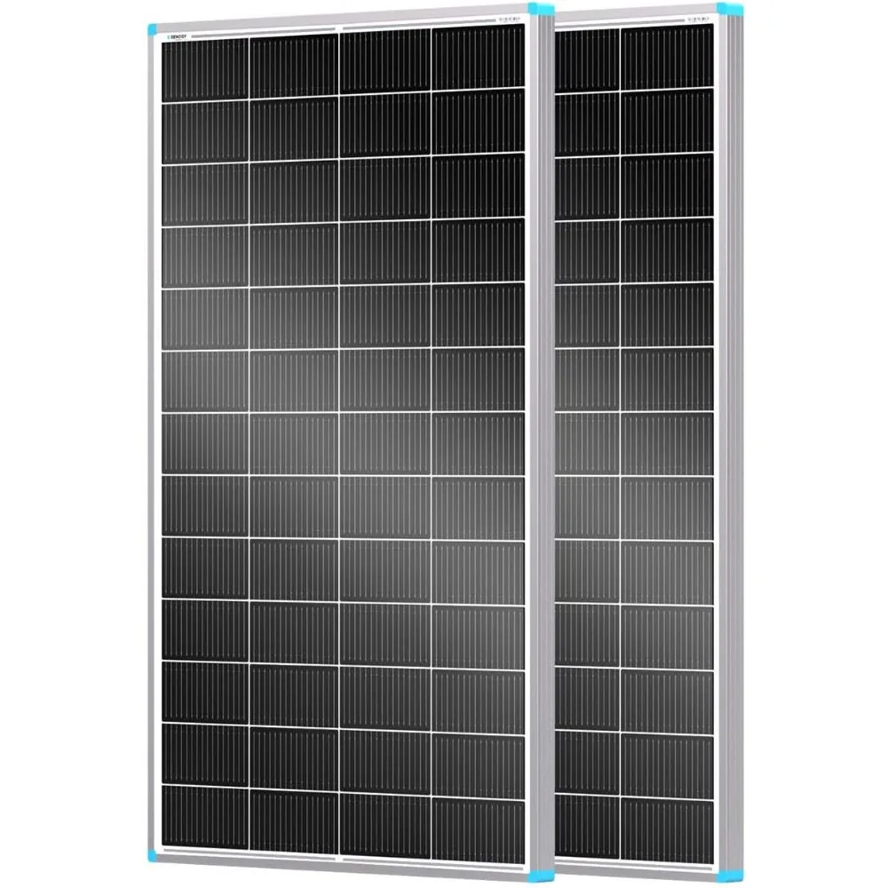 

400 Watt Solar Panel 24 Volt, 2Pcs 200W Solar Panels 16BB 25% High-Efficiency, PV Module Power Charger for RV Marine Cabin