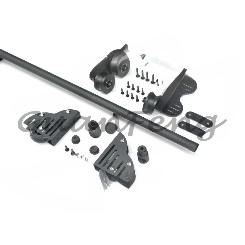 3 meter slide library ladder black track kit, telescopic upper roller (no ladder)