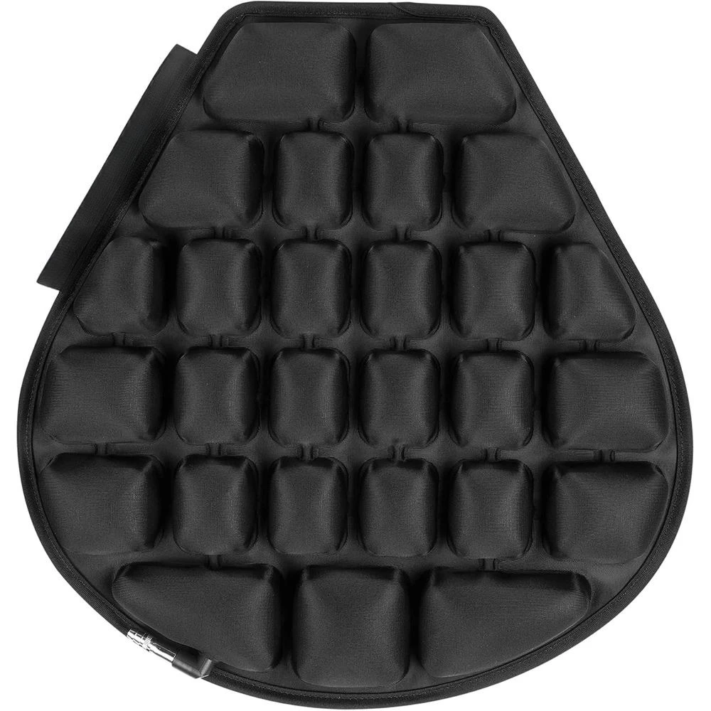 

Breathable Mesh Motorcycle Seat Cushion with Air-Inflatable Pads and Anti-Slip Base for Cruiser Bikes