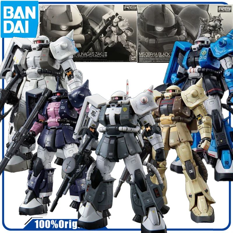 

Bandai Original GUNDAM RG NETWORK ЭКСКЛЮЗИВНАЯ EDITION MS-06R-2 CUSTOM ZAKU II ДЛЯ ROBERT GILLIAM Аниме Фигурка Игрушки В наличии