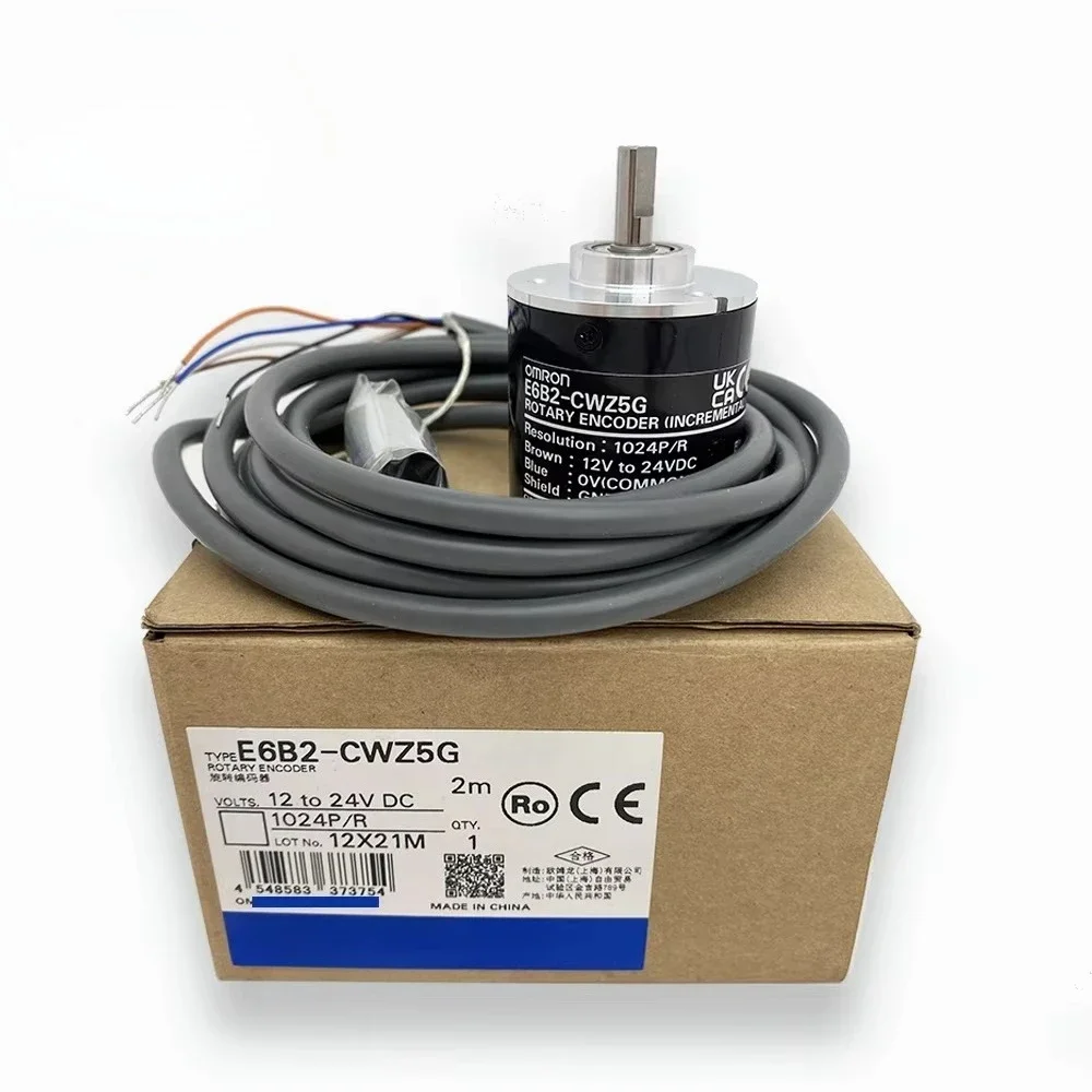 E6B2-CWZ5G 1024P/R 2M New & Original Rotary Encoder E6B2 CWZ5G 1024PR Incremental 40-mm-dia