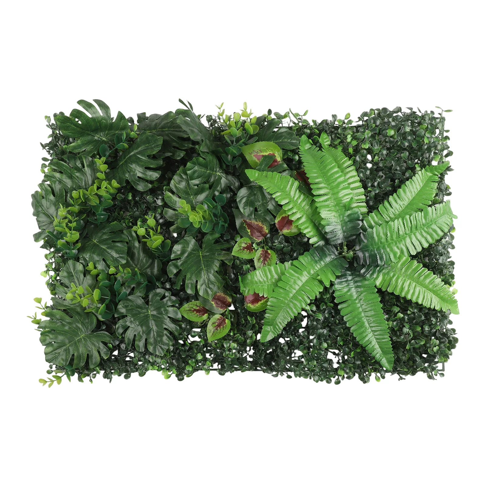 Add a Natural Touch to Your Home with Simulated Green Grass Square Plastic Lawn Plants and Easy to Clean Add a