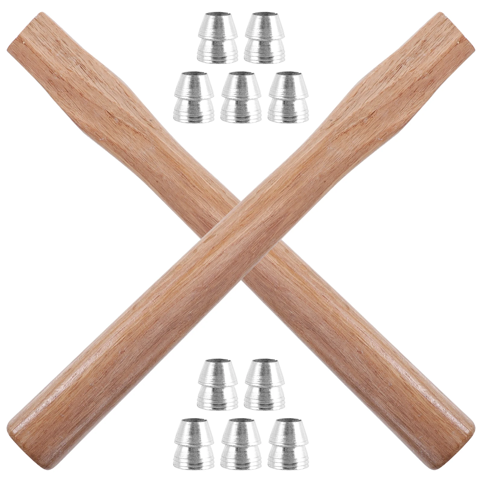 

Ergonomic Axe Replacement Sturdy Wooden Handle With Wedge Non-Skid Grip Durable Wood Handle For Outdoor Camping Hatchet Repair