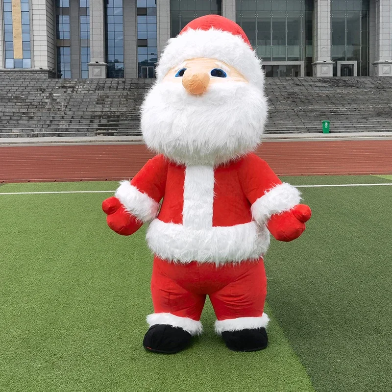 Christmas Large 260cm Inflatable Santa Claus man plush Cartoon character Mascot Costume Advertising Ceremony Party carnival prop