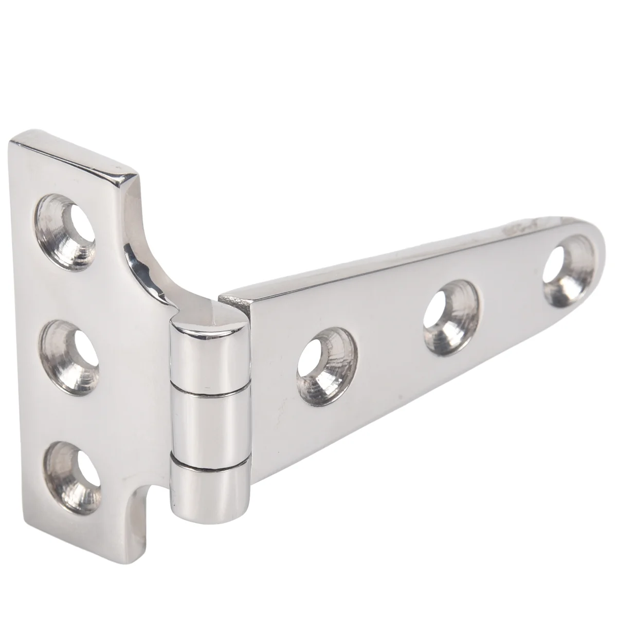 Hot sale 2 PCS Heavy Duty T Hinge 316 Stainless Steel Marine Grade Casting Hinge Door Hatch Hinge Boat