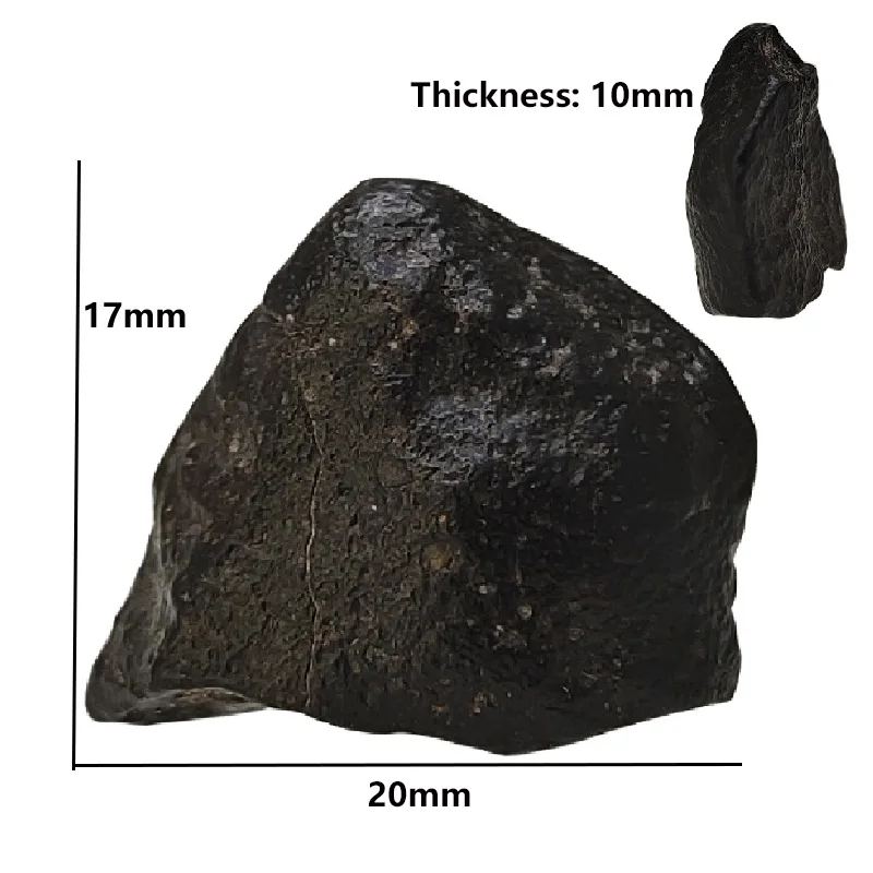 NWA14685 Moon Lunar Meteorite Slice Feldspathic Breccia Moon Meteorite Meteorite Collection Lunar Feldspathic Breccia 3.9g-EV001