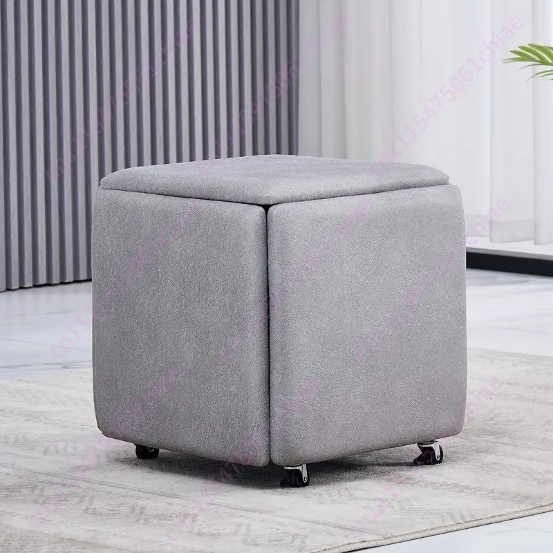 Nordic Storage Stool Internet Celebrity Shoes Changing Stool Multifunctional Small Stool Foldable