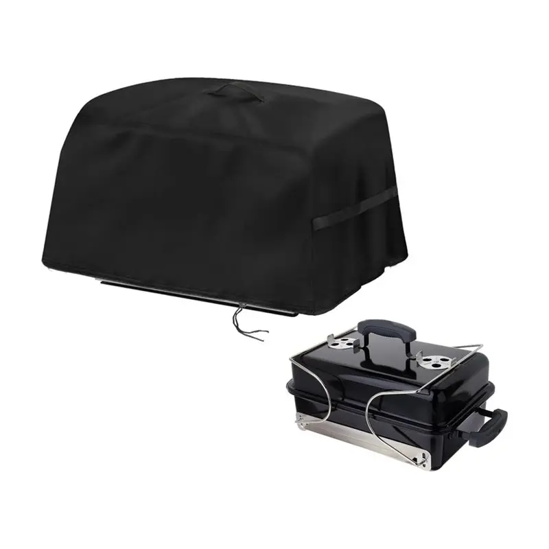 A84E-For Weber Go-Anywhere Waterproof Grill Cover-Durable,Compact BBQ Smoker Protector(20X12x15 Inch)
