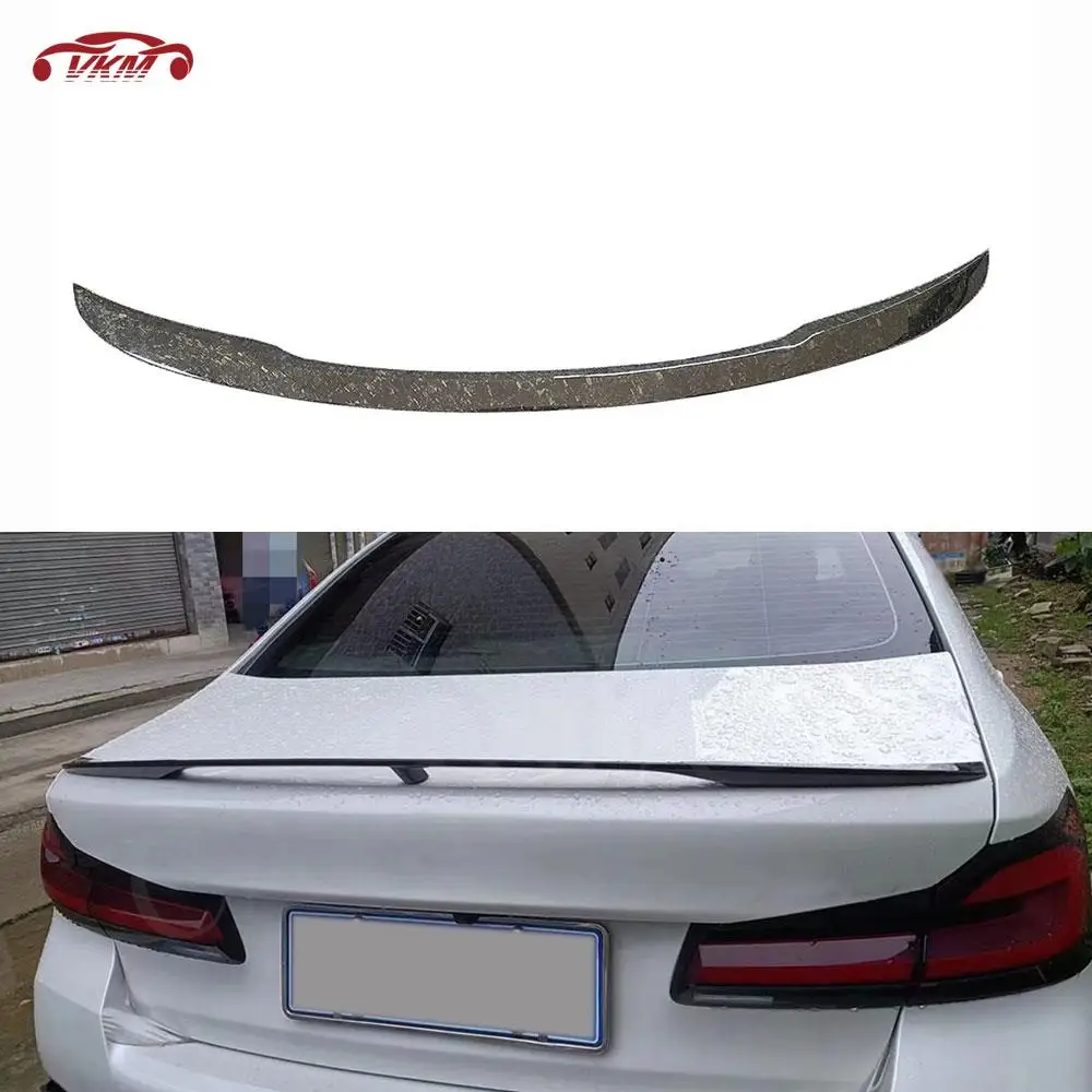 

For BMW 5 Series G30 2017-2022 Carbon Fiber Rear Spoiler Boot Wings FRP Rear Trunk Spoiler Car Styling Decoration Accessories