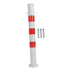 Bollard Post Parking Bollard 30' H Professional Sturdy Metal Accessories for Sidewalks Supermarkets Residential Communities