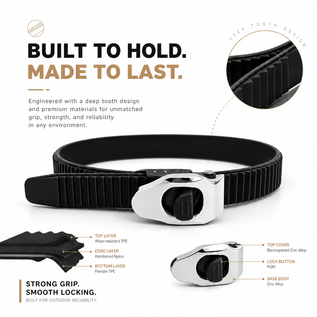 23/30/37/50cm Heavy Duty Ratchet Tie Down Strap Quick Release Metal Buckle Adjustable Belt for Bike Camping Cargo Lashing
