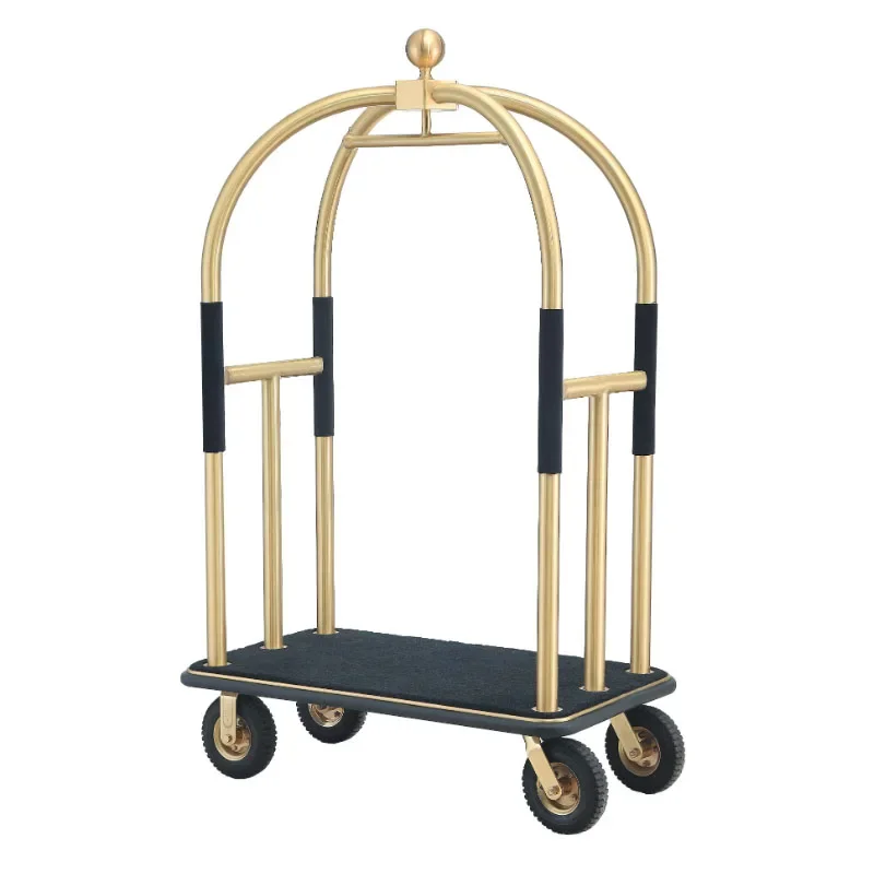 

Hotel Lobby Bellman bellboy Luggage Trolley Cart Hotel Furniture Metal Apartment Hospital Kitchen Modern