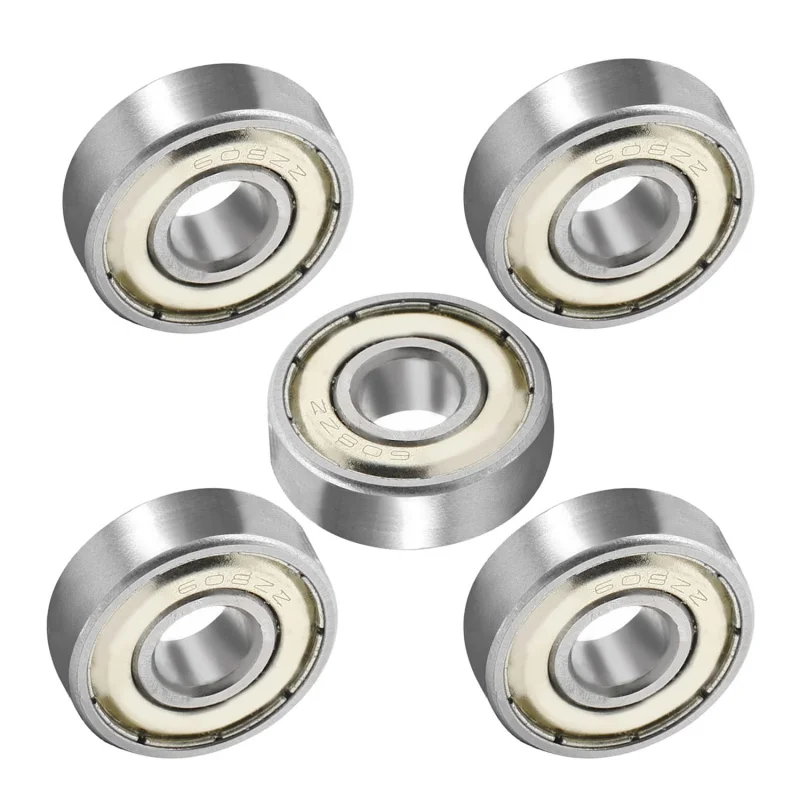 10Pcs 608ZZ Miniature Deep Groove Ball Bearings, Double Galvanized Iron Cover, 8mm x 22mm x7mm, Skateboard Bearings Dust Proof