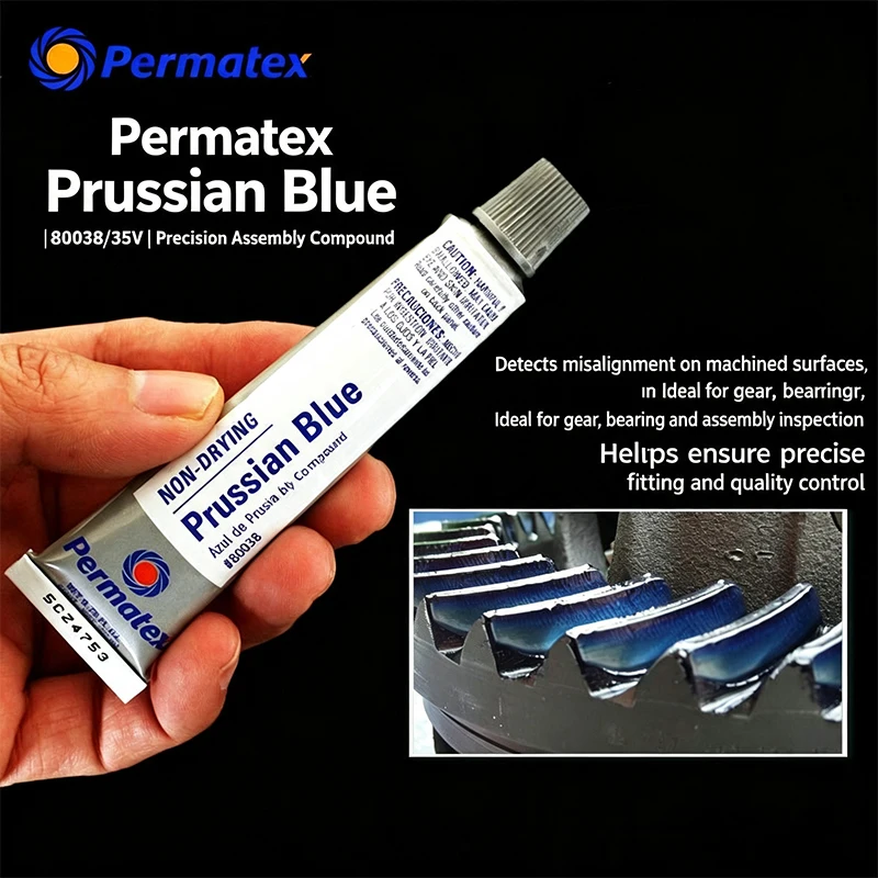 Permatex 80038 Prussian Blue Oil Taiyang Brand 35V Scratching Blue Dan Oil Display Agent for Nuclear Power