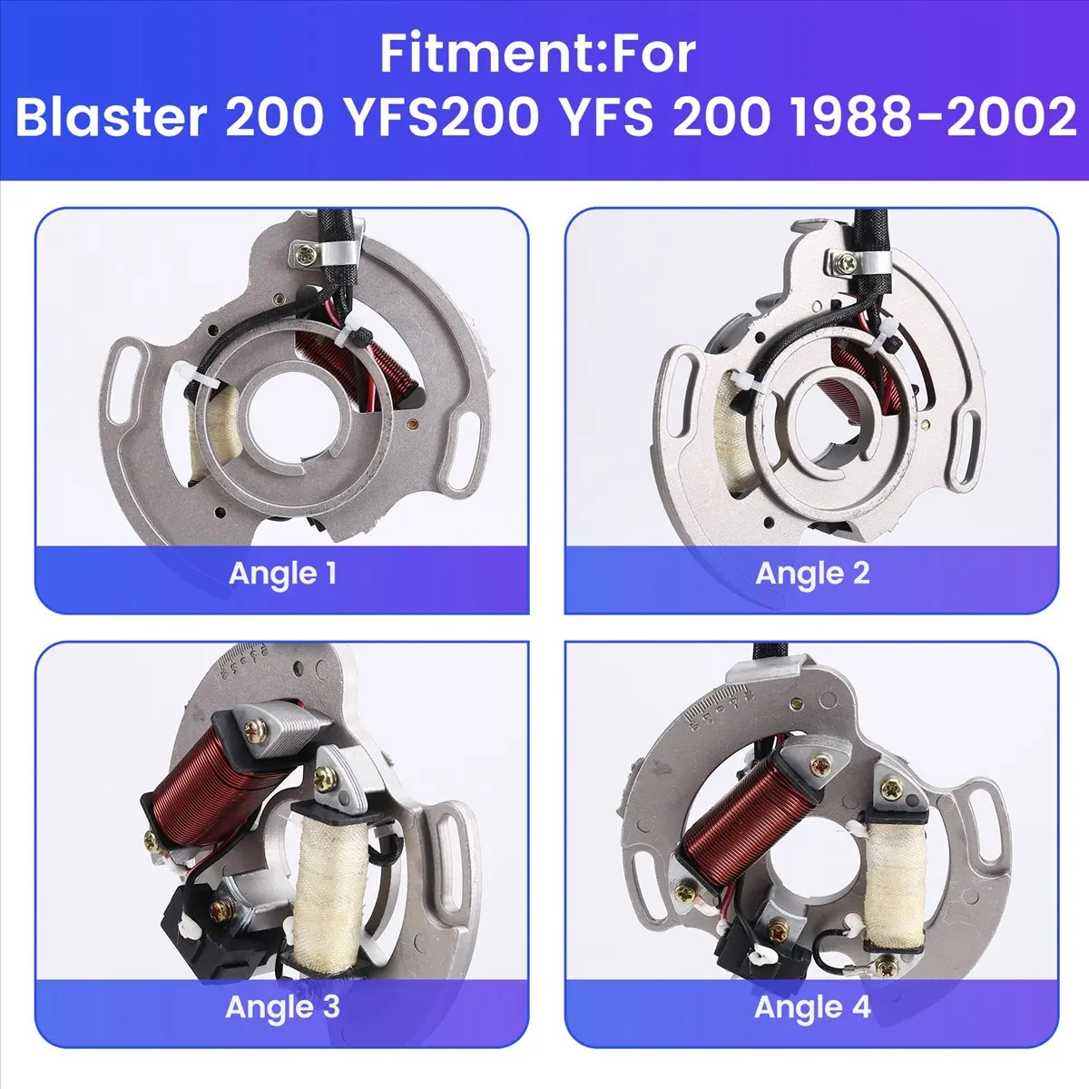 Super Sale New ATV Magneto Engine Generator Stator Coil for Yamaha Blaster 200 YFS200 YFS 200 1988-2002 3JM-85560-00 2XJ-85560-M