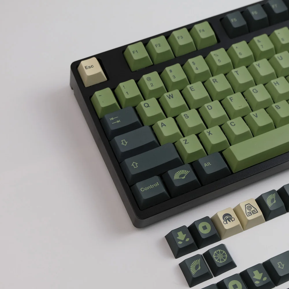 140ปุ่ม/ชุด GMK Terra Keycaps PBT Dye ระเหิดคีย์เชอร์รี่โปรไฟล์ Keycap ISO ใส่7U Spacebar สำหรับ HHKB ANNE โป๊กเกอร์