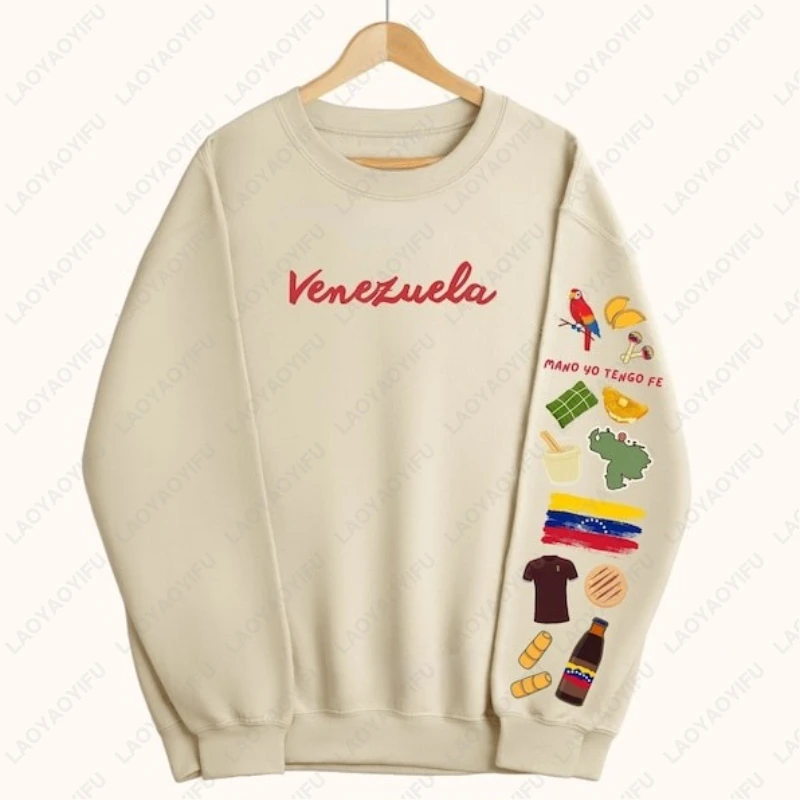 Free Venezuela Hasta El Final Gift Hoodie Men Women Novelty Fashion All Match Pullover Trending Hipster Streetwear Sweatshirt