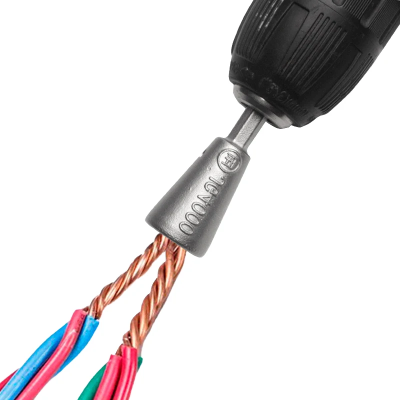 Eletricista Multitool Fio Torcendo Ferramentas, Dispositivo de Cabo Conector Torcido, Rapidamente Twister, Artefato para Drivers Power Drivers Broca, 1Pc