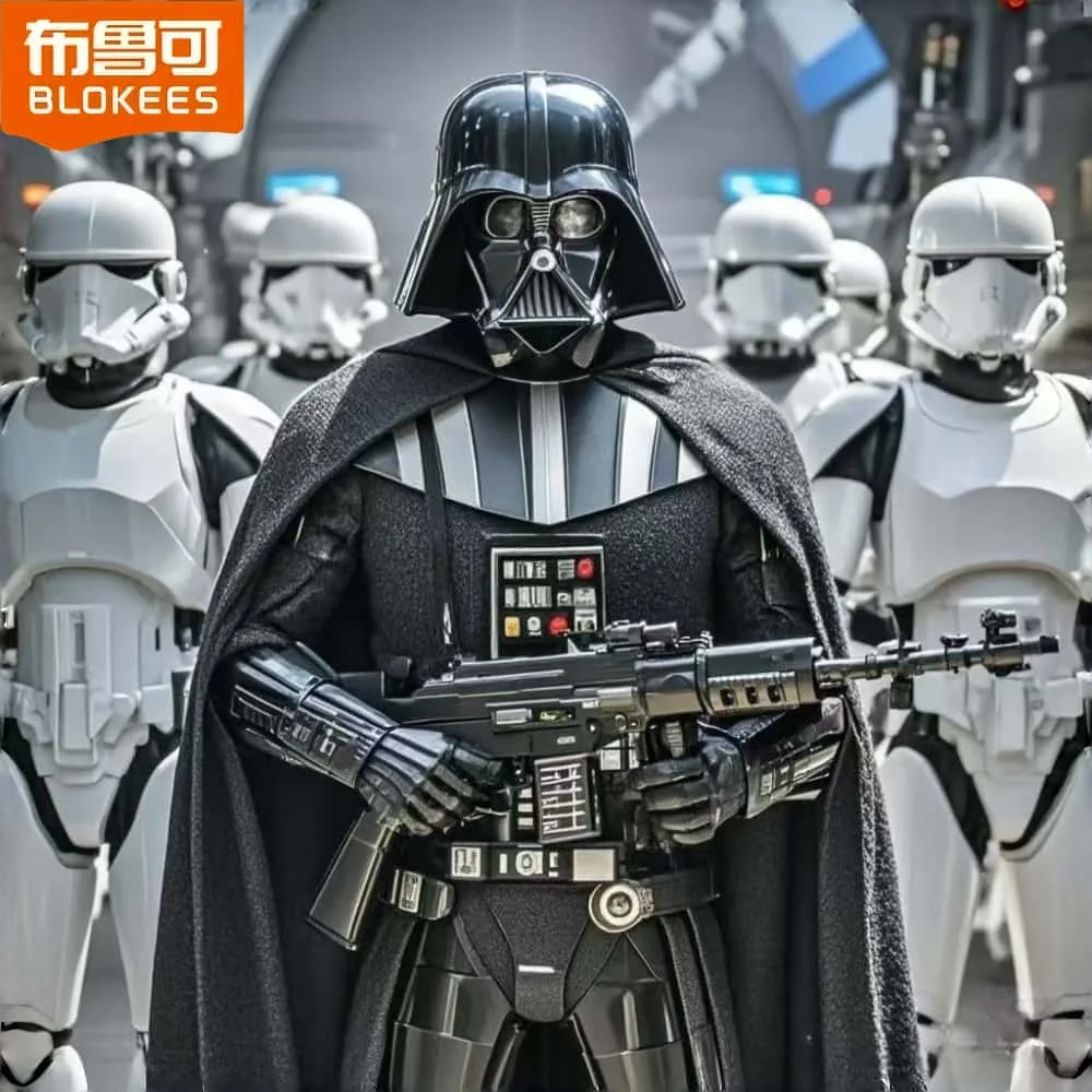 

Blokees Star Wars Darth Vader Anakin Skywalker Imperial Stormtrooper Imperial Army Beyond Version Action Figure Anime Toys Gifts