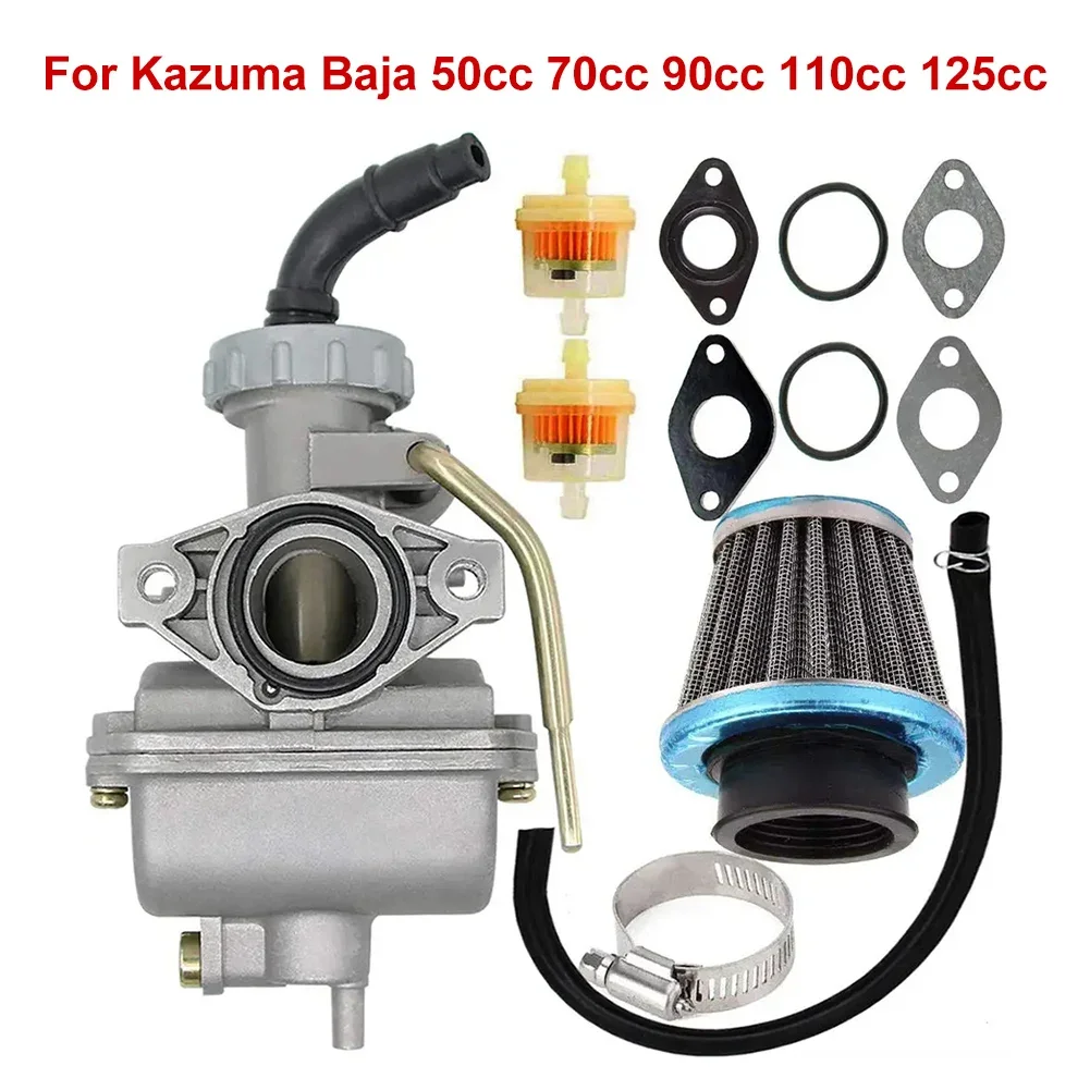 

PZ20 Carburetor for Kazuma Baja 50cc 70cc 90cc 110cc 125cc Go Kart Dirt Bike for Honda CRF50F XL75 CRF80F XR50R Air Fuel Filter