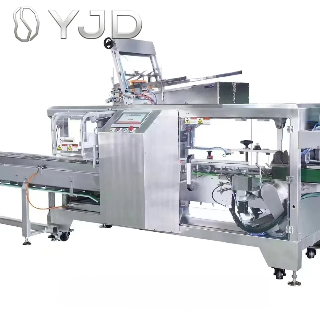 High-Speed Automatic Small Box Packaging Line Servo Motor Drive Box Folder Case Folding Machine Food Liquid Gluing Function