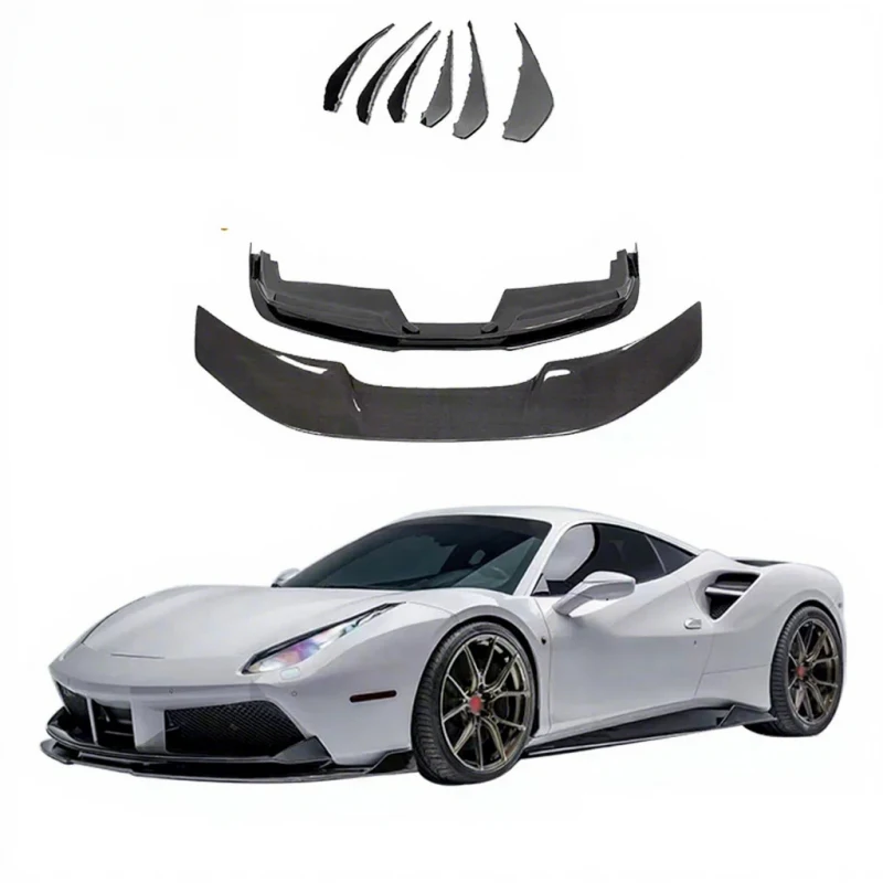 

Hot Selling Dry Carbon Fiber Body Kit for Front Lip Side Skirts Bumper Apron Rear Diffuser Wing Spoiler