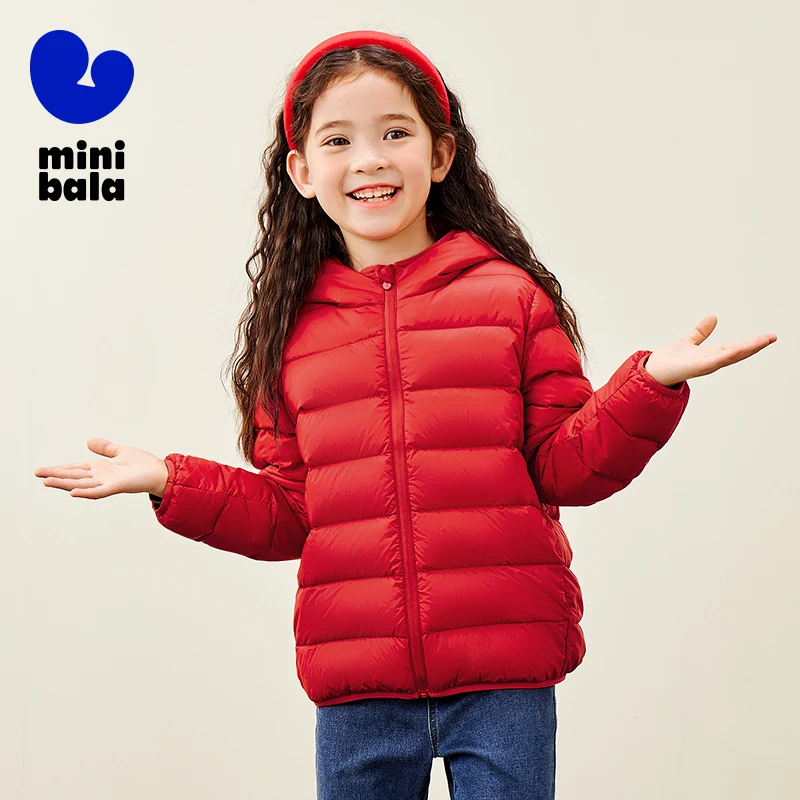 سترة Mini Bala 2025 للأطفال خفيفة الوزن معطف شتوي دافئ، سترة مقاومة للرياح مقاومة للماء للأولاد والبنات سترة ثلج خارجية #5