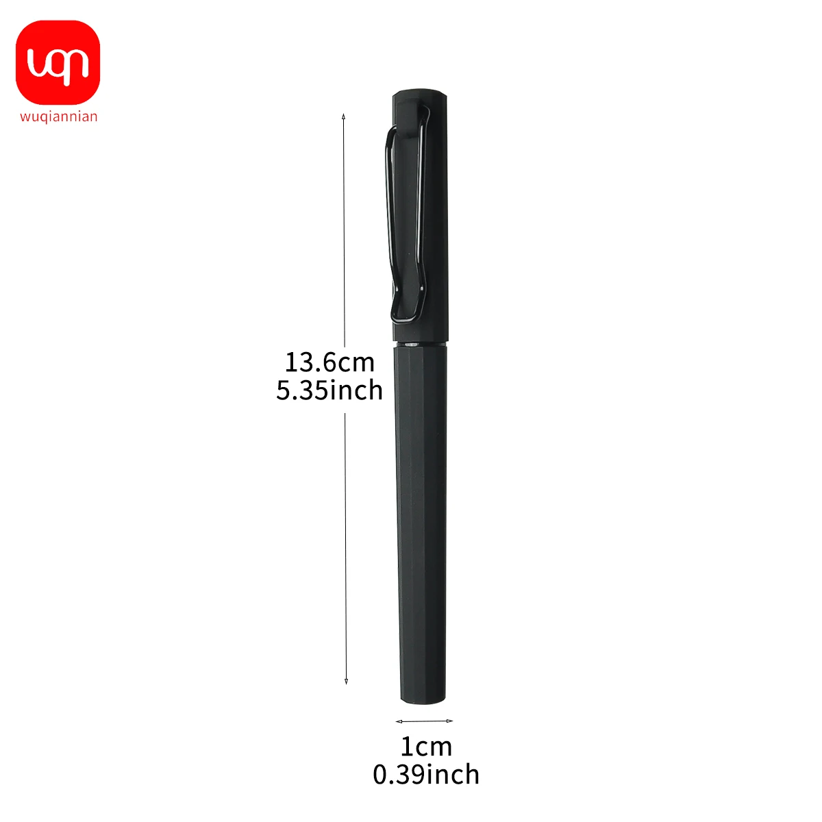 WQN-2/5/10PCS Simple Black Neutral Pen Writing Smooth Grip Comfortable Writing Pen Suitable For Exams And Office Supplies