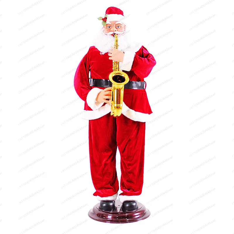 

Santa Claus 1.8 Meters Electric Dance with Music Mall Hotel Welcome Ornament