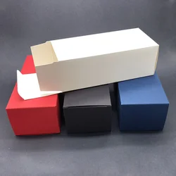 50pcs 17x7.5x6cm Blank Gift Boxes Black/White for Sunglasses 3D Glasses Packaging Paper Box
