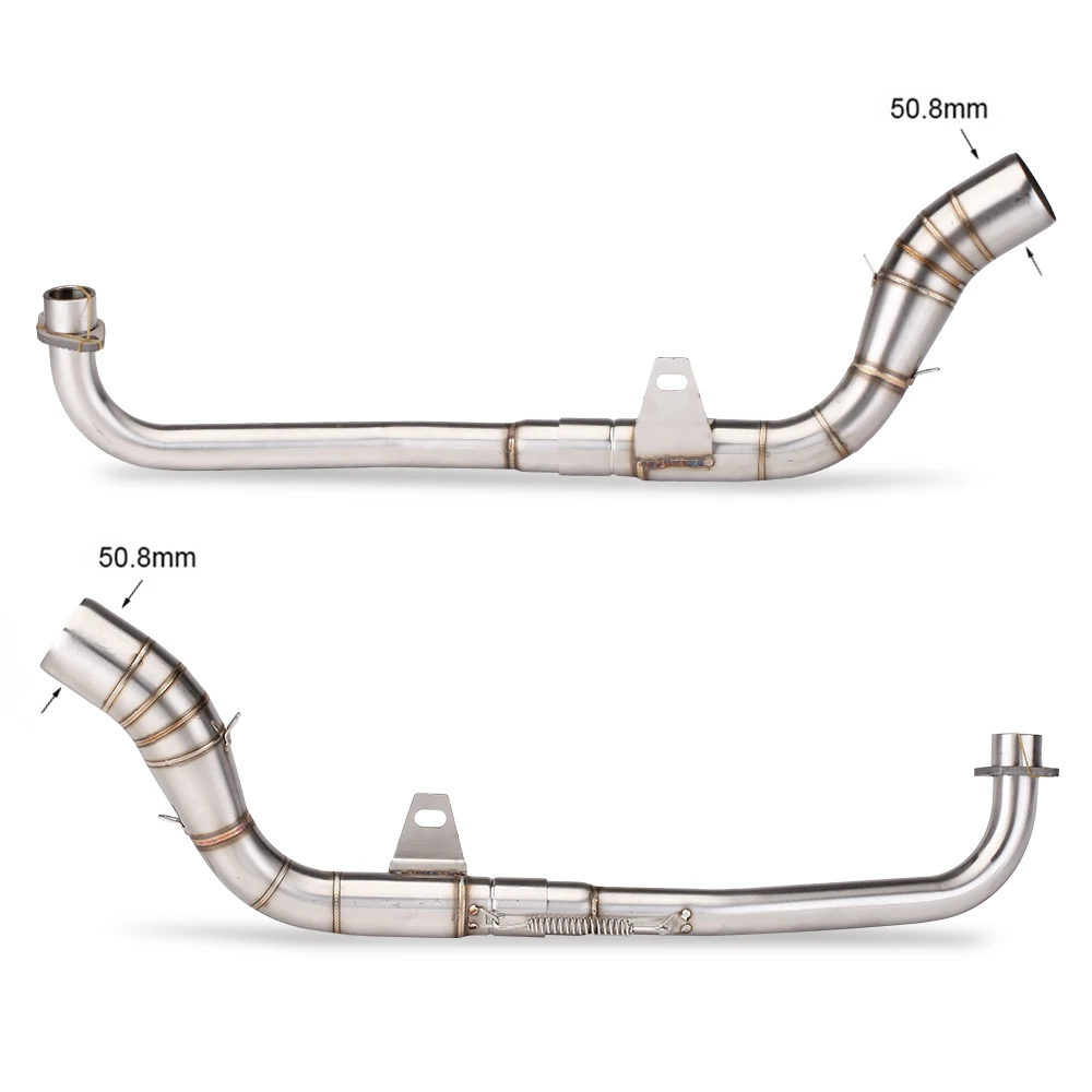 For Yamaha Ex5 Dream Slip-On Motorcycle Refitting Accessories Front Section Exhaust Link Pipe 51MM Interface Scooter Moto Escape